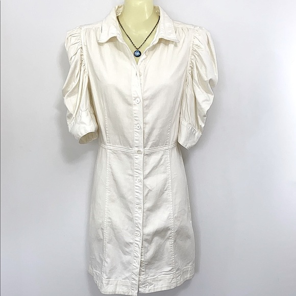 Frame Denim Dresses & Skirts - Frame Dress White Mini Cotton Nwot  SP